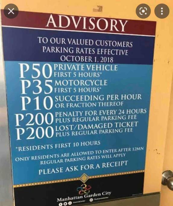 Cubao Manhattan Heights, Unit 8Bc Tower B, 1 Br Manila Exterior foto
